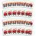 Fire Engine Fun Tattoos 24ct
