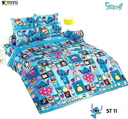 Lilo and Stitch Bedding In Bag Set (Twin size, ST11);1 Four Season Comforter with 3 pieces of Bed Fitted Sheet Set