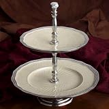Review GODINGER 9545 / 2 TIER STAND ALUM/WHITE