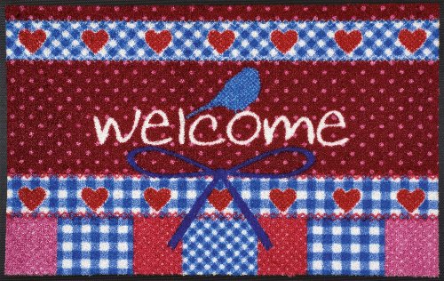 Wash+Dry 030287 Fu&szlig;matte Welcome Sweety, 50 x 75 cm