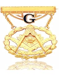 Masonic 10K Yellow Gold Brooches
