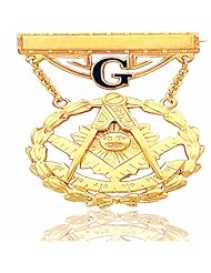 Masonic 10K Yellow Gold Brooches