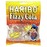Haribo Gummi Candy, Fizzy Cola, 5-Ounce Bags (Pack of 12)
