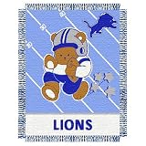 Detroit Lions NFL Triple Woven Jacquard Throw (Baby Series) (36"x46")