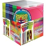 MAXELL CD-392 Double Slim Line CD Jewel Cases (pkg of 25 doubles)