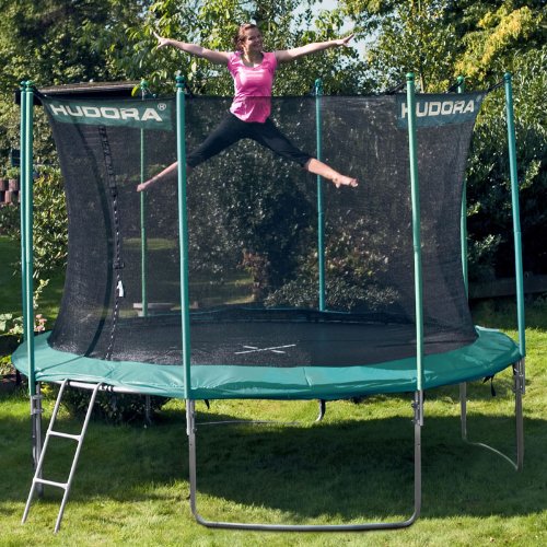 Hudora Trampolin 426 cm mit Sicherheitsnetz