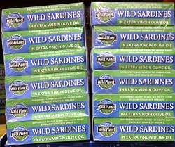 Wild Planet Wild Sardines in Extra Virgin Olive Oil, 4.375-Ounce (Pack of 6)