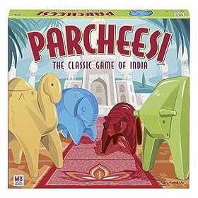Classic Parcheesi Board Game by Milton Bradley