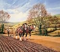 Ravensburger Puzzle - Ploughing in the Spring (500 pieces)