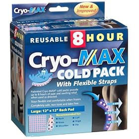 Cryo-Max Cold Pack with Flexible Straps, Reusable