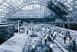Art Poster, Inside Reading Terminal, Philadelphia, PA - 27.5 x 18.75