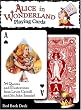 Alice In Wonderland Playing Cards - Red Back Deck