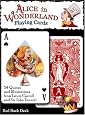 Alice In Wonderland Playing Cards - Red Back Deck
