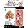 Alice In Wonderland Playing Cards - Red Back Deck
