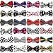 Men's Unisex Wedding Party Tuxedo Black Black and White Checker Checkered Diamond Dress Bow tie Bowtie! Brand New in Factory Box!
