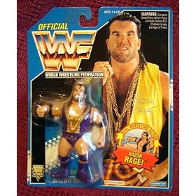 WWF Razor Ramon Aka Scott Hall on Blue Hasbro Card WWE WCW ECW