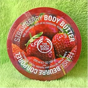 Body Shop Strawberry Body Butter 6.7 Oz.