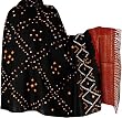 Shawls Wool Winter Fashion in Tie & Dye Print in in Wool Fabric 80 x 35 inches (tdswl333)
