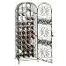 45 Bottle Wrought Iron Wine Jail