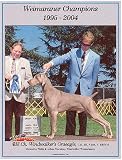 Weimaraner Champions, 1995-2004