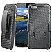 iPhone 6s Case,iPhone 6 Case,[4.7inch]by Ailun,Dual Layer Holster&Hard Shell Back Cover,Belt Clip,Built-in Kick Stand,Shock-Absorption&Skid-proof,Anti-Scratch&Fingerprint&Oil Stain case[black]