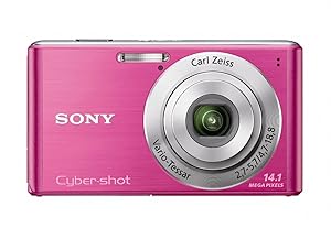 Sony Cyber-Shot DSC-W530 14.1 MP Digital Still Camera with Carl Zeiss Vario-Tessar 4x Wide-Angle Optical Zoom Lens and 2.7-inch LCD (Pink)