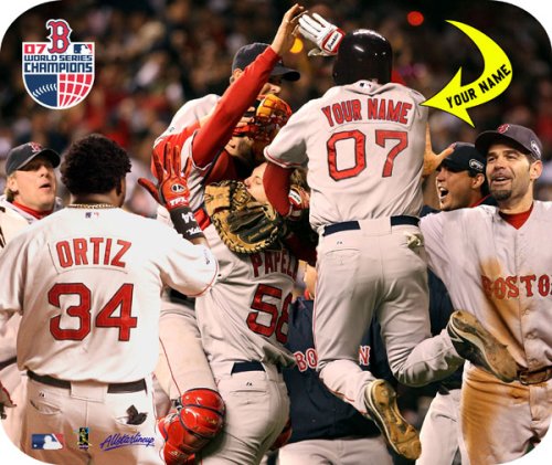 Boston Red Sox - 2007 World Series Champs - Personalized Mouse Pad
