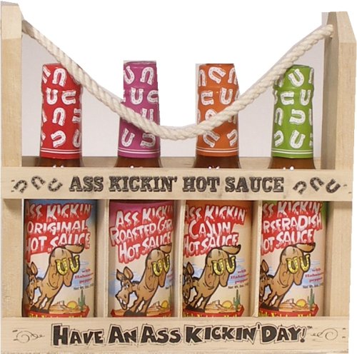 Ass Kickin' Hot Sauce Crate by Southwest Specialties