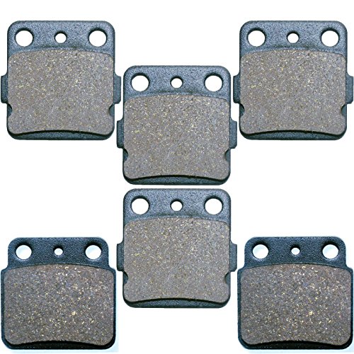 Caltric FRONT & REAR BRAKE Pads Fits SUZUKI LTZ400Z LT-Z400Z QuadSport 400Z 2004