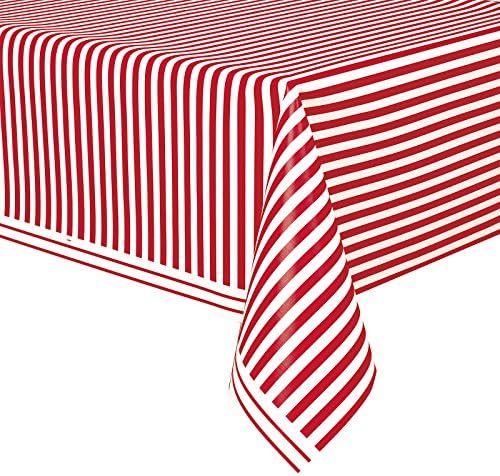 54"x108" Stripes Striped Party Supplies Disposable Plastic Table Covers (Random Colour)