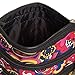 Womens Paisley Crossbody Swingpack Bag w/ Black Trim (Multicolored)