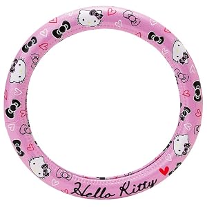 Hello Kitty Steering Wheel Cover Pink