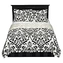 Black/White Zeus Comforter Set - Queen