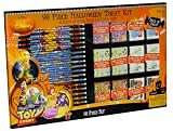 90-Piece Halloween Treat Kit: 42 Pencils, 24 Sticker Treats & 24 Tattoo Treats