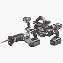Porter-Cable PC418C-2 18-Volt Cordless 4 Tool Combo Kit