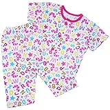 【本体綿100％】2016年 夏物 はらぺこあおむし 前開き総柄 半袖パジャマ THE WORLD OF ERIC CARLE ピンク◇90cm