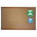 Quartet Prestige Colored Cork Bulletin Boards, 4 x 3 Feet, Light Cherry Finish Frame (B244LC)