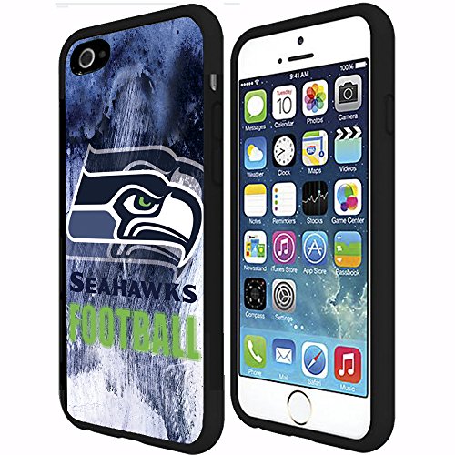 Seattle Seahawks Football Sports Rubber Snap on Phone Case (iPhone 6 Plus)