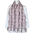 Rayon Scarf for Men Fashion Accessory Jacquard Design 15 x 70 inches (wsmf037)