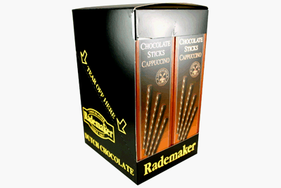 Rademaker Chocolate Sticks Dark Cappuccino 12 Packs