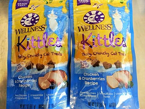 Wellness Kittles Crunchy Chicken & Cranberry Recipe 2 Oz (Two Pack)