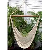 Rope Hammock Air Sky Chair Porch Swing - Deluxe by GreenStar Outdoors