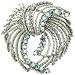Jewelry : Rhinestone Filigree Flower Pin Brooch
