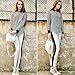 Locomo Women Half White Front Black Back Legging FFT041 S-M Black White