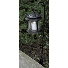 AZM SOLAR POWERED GARDEN CANDLE LANTERN by 