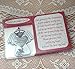 Nurse Angel Ornament - Caduceus Charm - Message on Heart 'God Grant Me The Compassion to Give Patient Loving Care' - Enameled & Jeweled - Gift-Storage Bag - 3.25