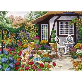 Gibsons Granny's Garden Jigsaw Puzzle (500 Extra Large Pieces)