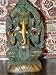 9" Ganesha Sitting Hindu God of Good Luck Brass Statue Spiritual India