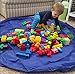 Organizer Storage Bag Portable Drawstring Play Mat For Kids Children Floor Quick Pouch Folding Scrunch Multi Use Sturdy Easy To Collect