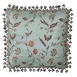 Review Spencer N. Enterprises  / Wildflower Square Toss Pillow - Blue